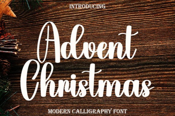Advent Christmas: A Modern Script Typeface for Web Design