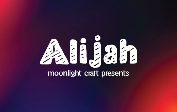 Alijah: A Handwritten Font for Editorial Elegance