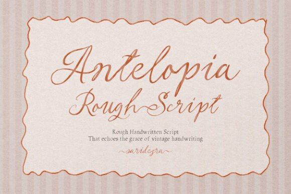 Antelopia Font Review: A Vintage Script for Campaigns