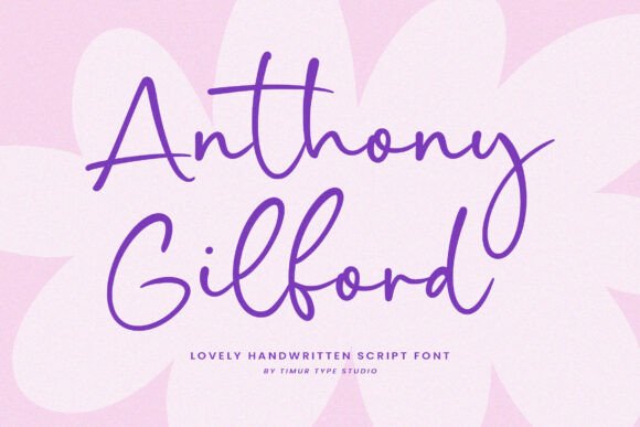 Anthony Gilford Font Review: A Charming Script for Branding