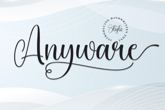 Anyware: A Handwritten Typeface for Authentic Branding