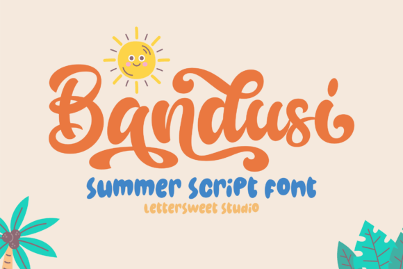 Bandusi Font: A Playful Script for Small Business Branding