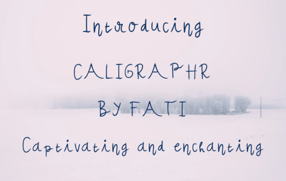 Caligraphr Font: A Delicate Typeface for Editorial Calm