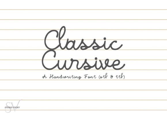 Classic Cursive: The Script Font That Stops the Scroll