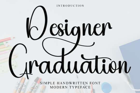 Designer Graduation: The Script Font for Bold Branding