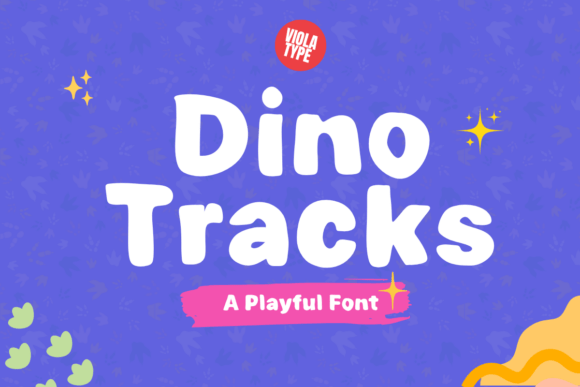 Dino Tracks: A Playful Handwritten Font for Small Business Branding