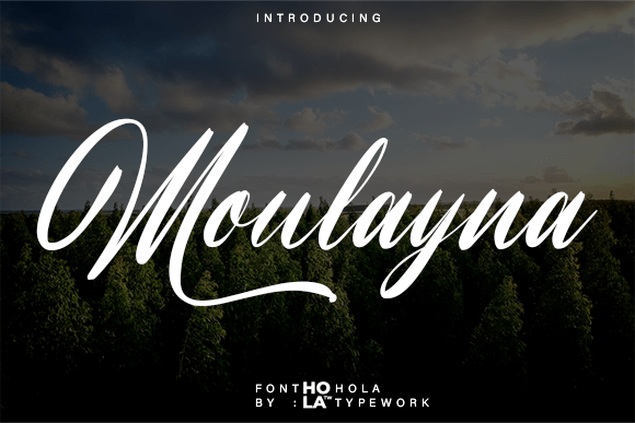 Moulayna Font Review: A Digital Designer's Take on This Script Typeface