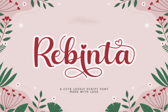 Rebinta Font: A Romantic Script for Real Branding Projects