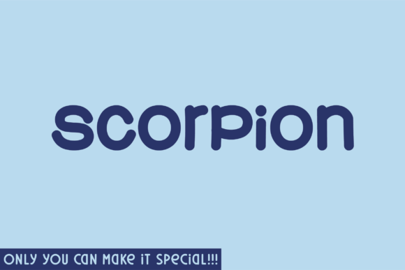 Scorpion Font: A Natural Handwritten Typeface for Branding