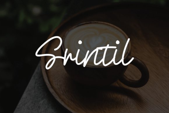 Srintil: A Versatile Script Typeface for Modern Editorial Design