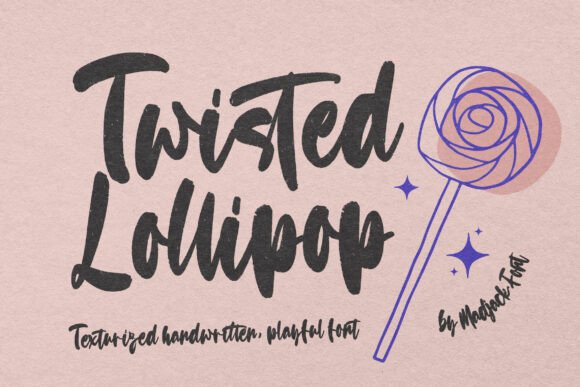 Twisted Lollipop: A Designer's Take on Playful Script Typography