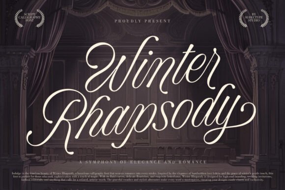 Winter Rhapsody Font Review: A Delicate Script for Branding