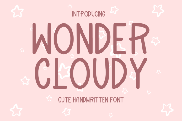 Wonder Cloudy: A Playful Typeface for Modern Editorial Design